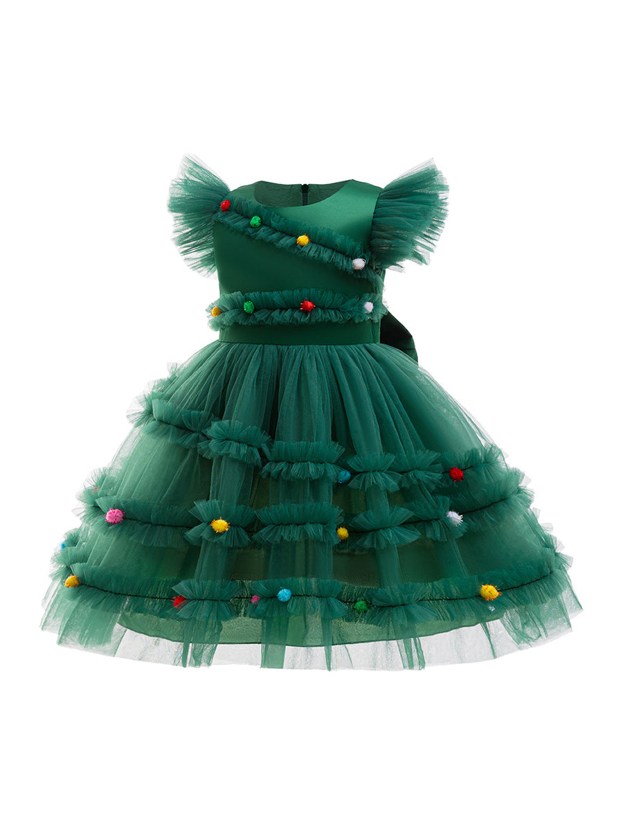 Costume Inspire Kids Christmas Tree Tutu Dress