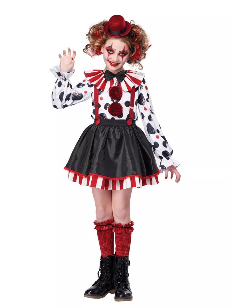 Costume Inspire Kids Creepy Clown Costume