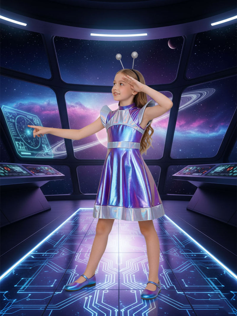 Costume Inspire Kids Holographic Alien Costume