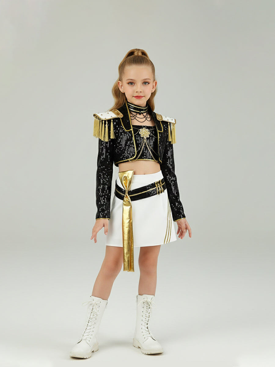 Costume Inspire Kids KPop Demon Hunters Mira Golden Costume
