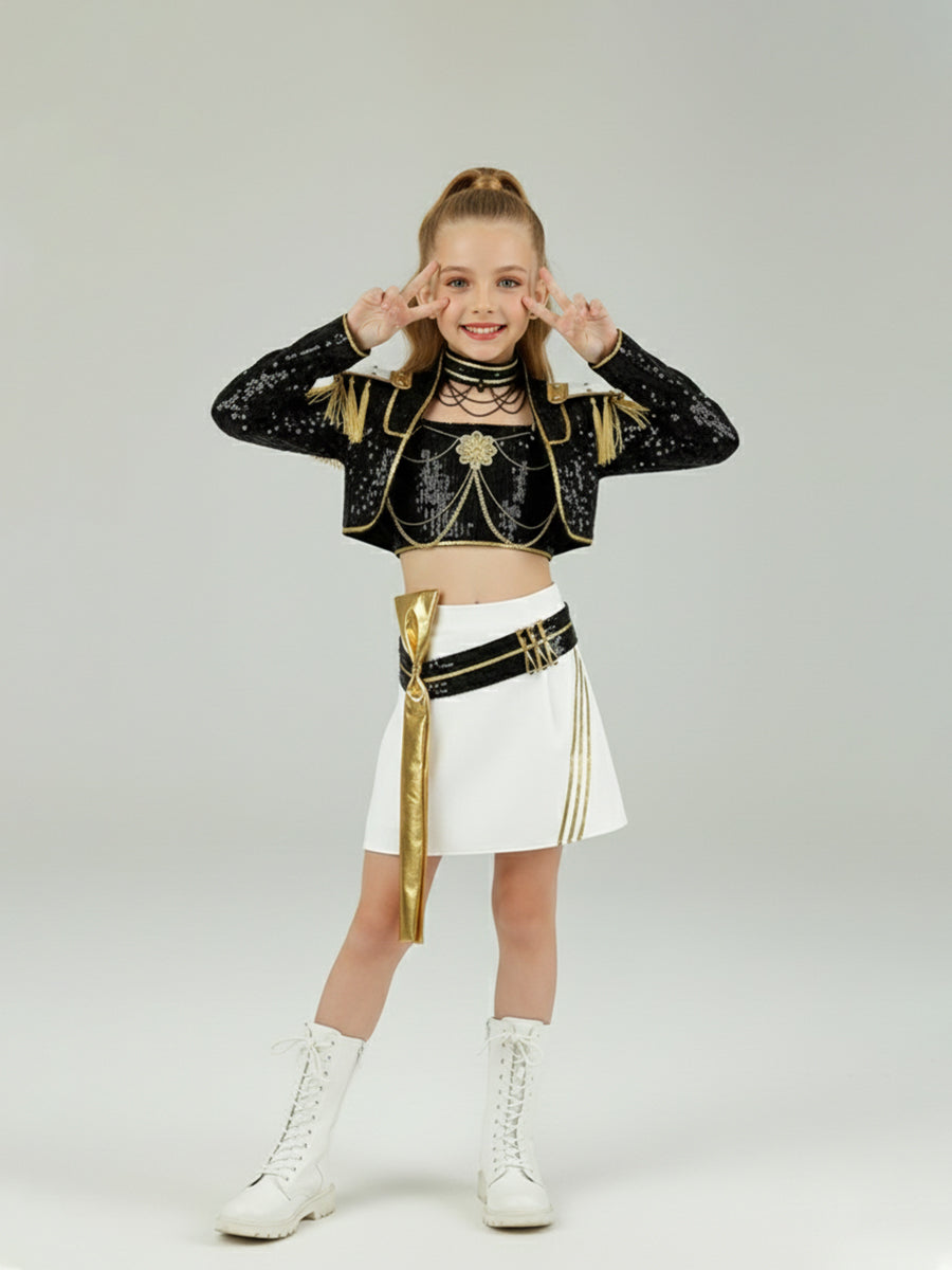 Costume Inspire Kids KPop Demon Hunters Mira Golden Costume