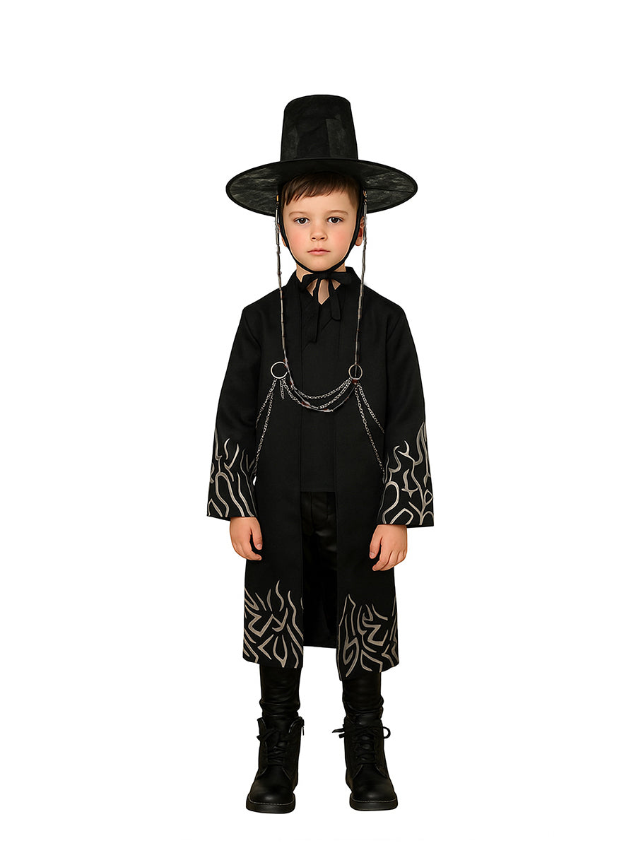 Costume Inspire KPop Demon Hunters Saja Boys Black Costume