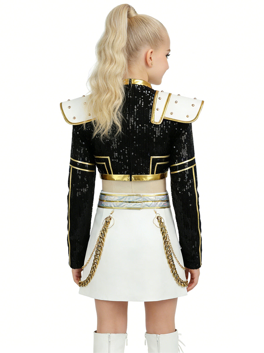 Costume Inspire Kids KPop Demon Hunters Zoey Golden Costume