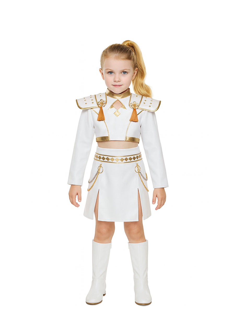 Costume Inspire Kids KPop Demon Hunters Zoey White Costume