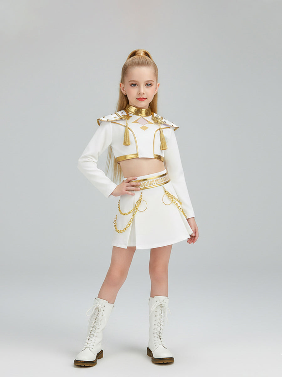 Costume Inspire KPop Demon Hunters Zoey White Costume