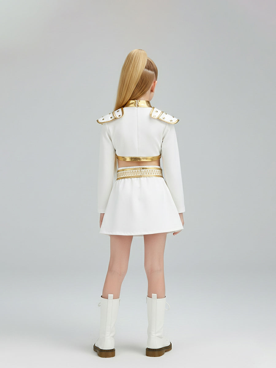 Costume Inspire KPop Demon Hunters Zoey White Costume