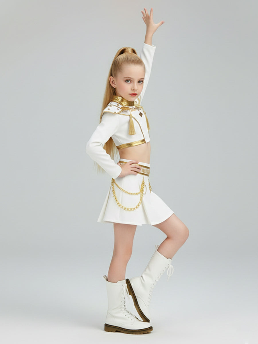 Costume Inspire KPop Demon Hunters Zoey White Costume