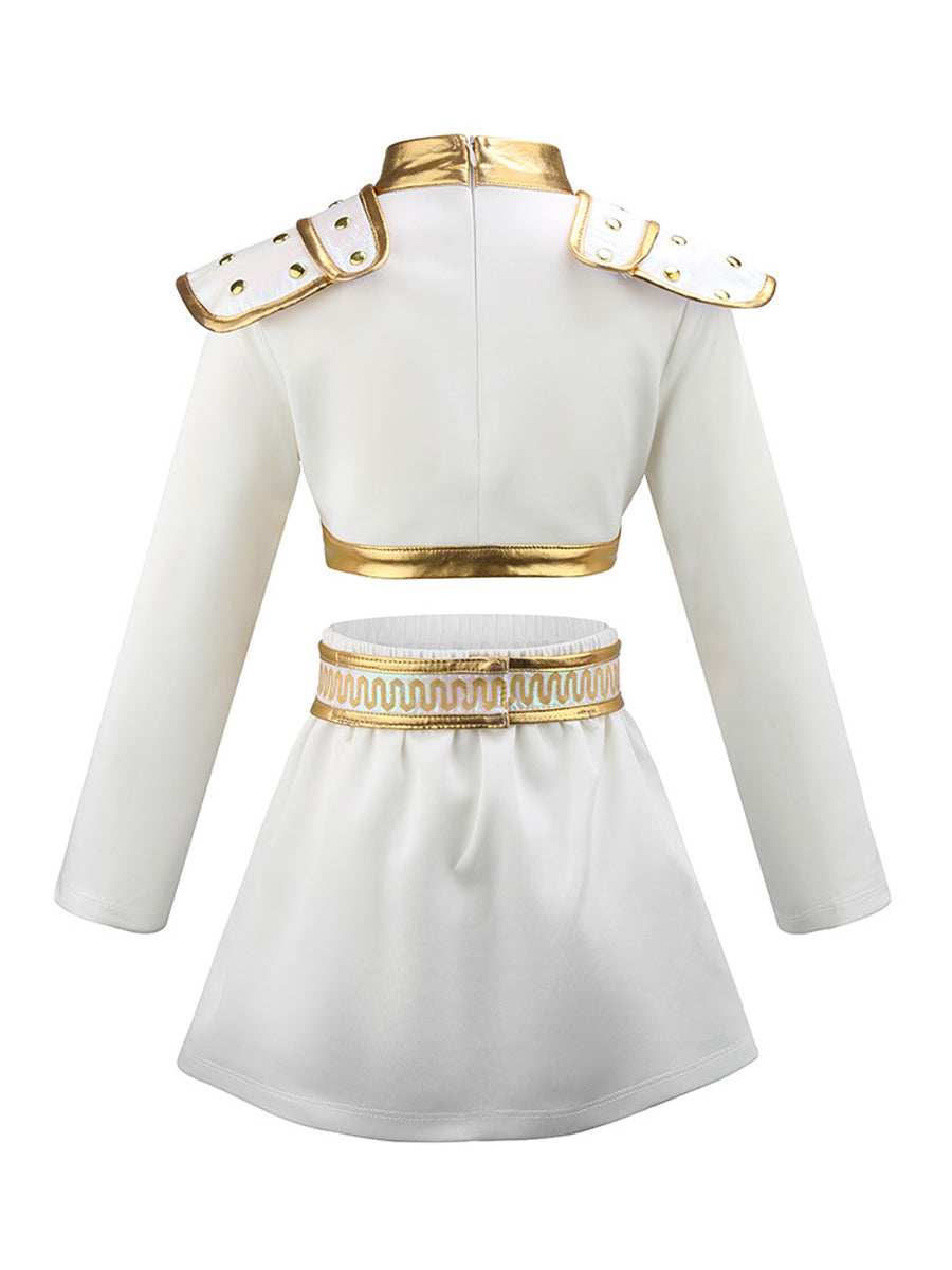 Costume Inspire KPop Demon Hunters Zoey White Costume