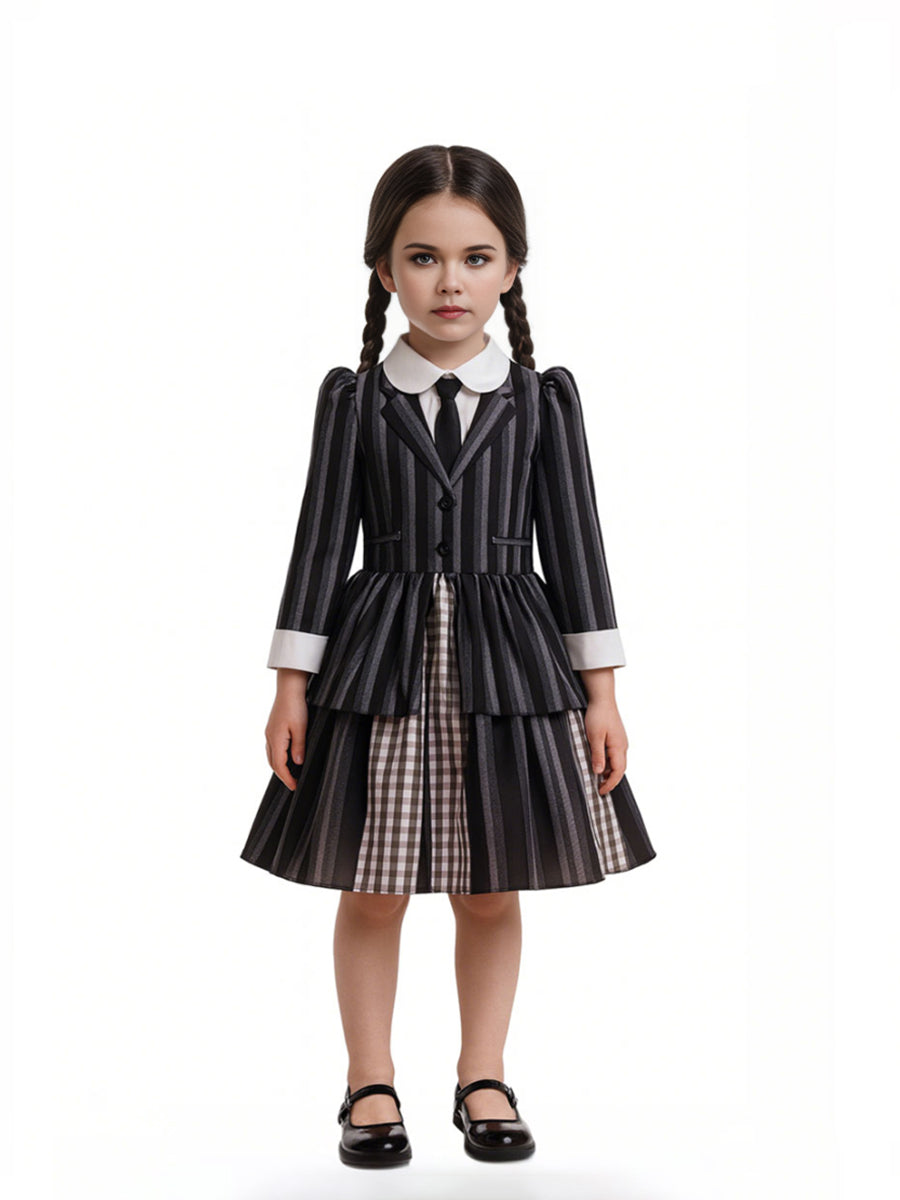 Costume Inspire Kids Wednesday Addams Costume
