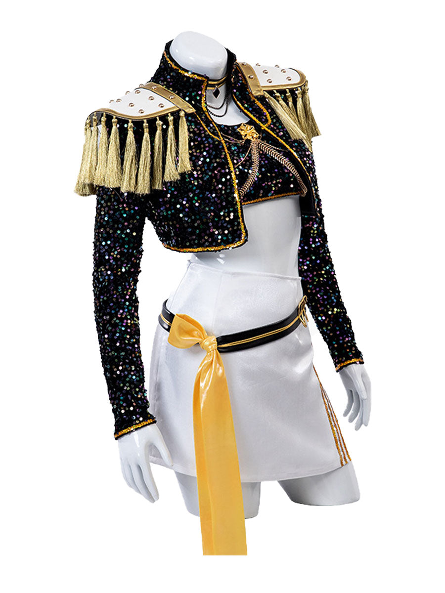 Costume Inspire KPop Demon Hunters Mira Golden Costume