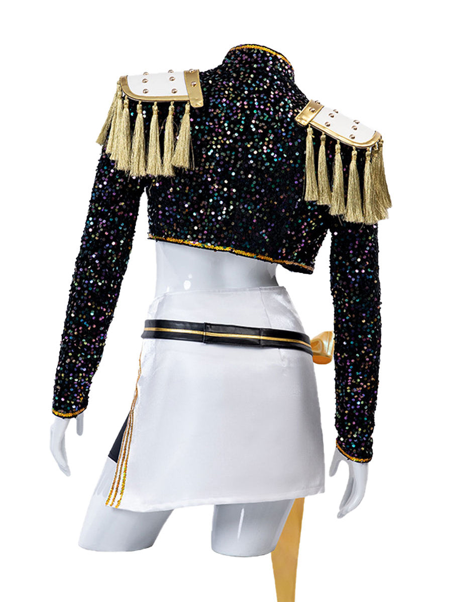 Costume Inspire KPop Demon Hunters Mira Golden Costume
