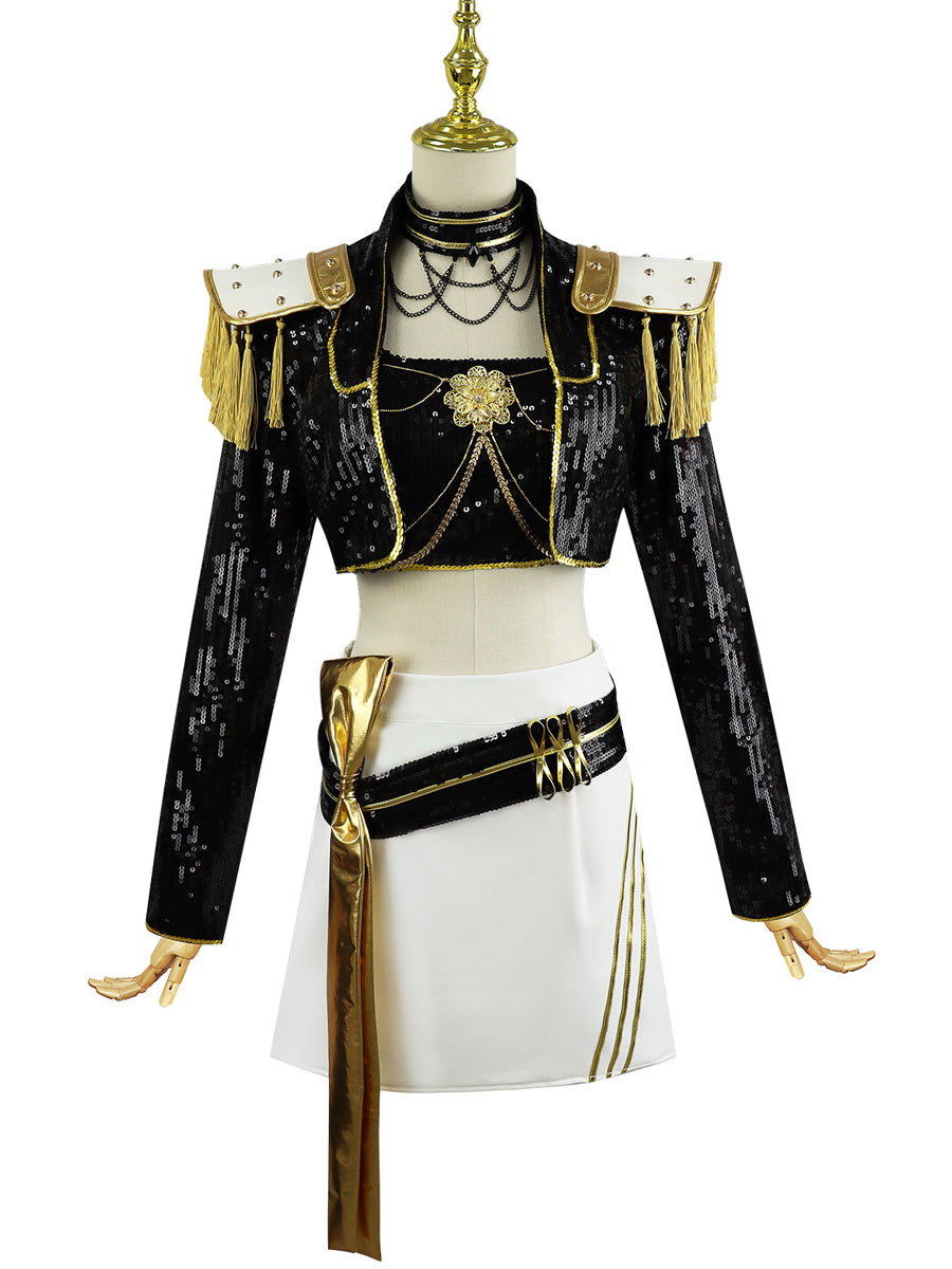 Costume Inspire KPop Demon Hunters Mira Golden Costume