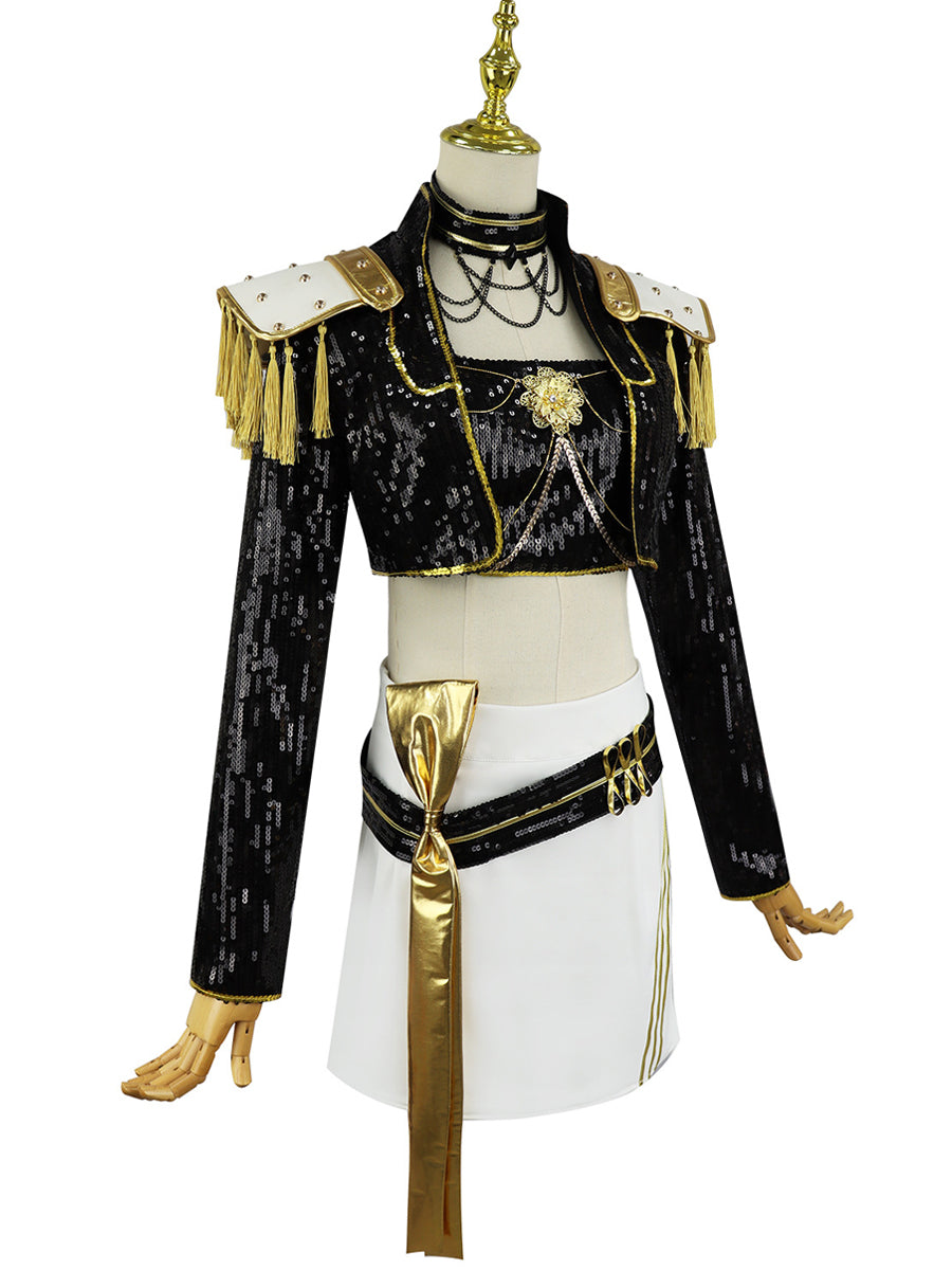 Costume Inspire KPop Demon Hunters Mira Golden Costume