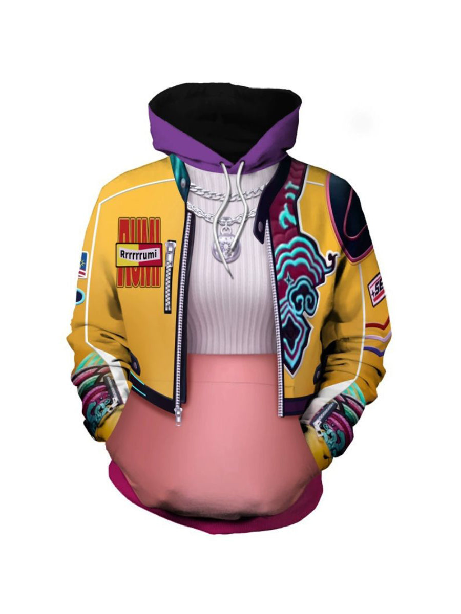 Costume Inspire KPop Demon Hunters Rumi Hoodie