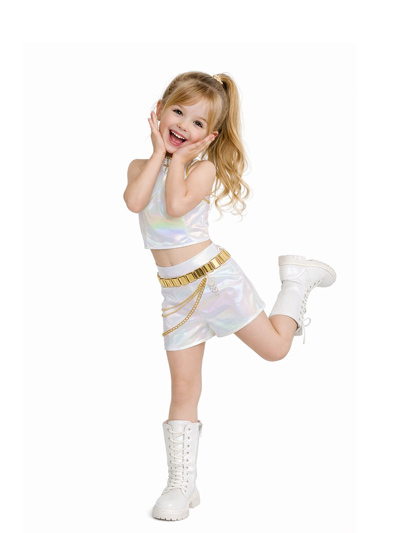 Costume Inspire KPop Demon Hunters Rumi White Costume for Kids