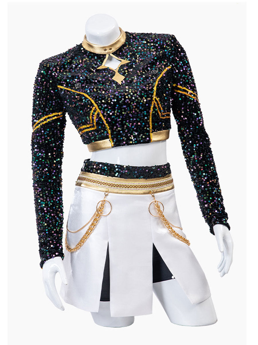 Costume Inspire KPop Demon Hunters Zoey Golden Costume