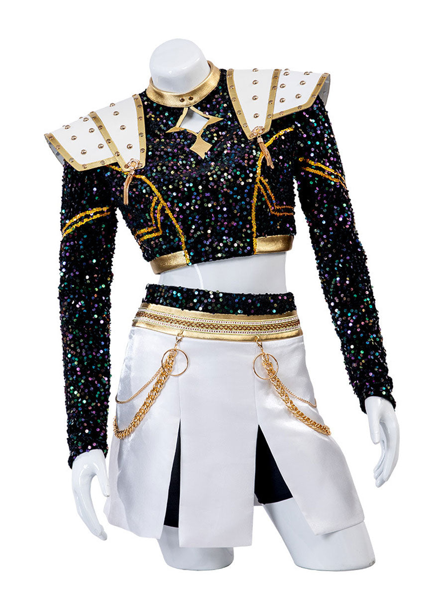Costume Inspire KPop Demon Hunters Zoey Golden Costume