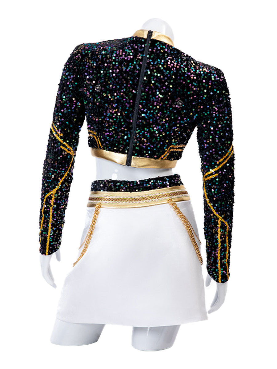 Costume Inspire KPop Demon Hunters Zoey Golden Costume