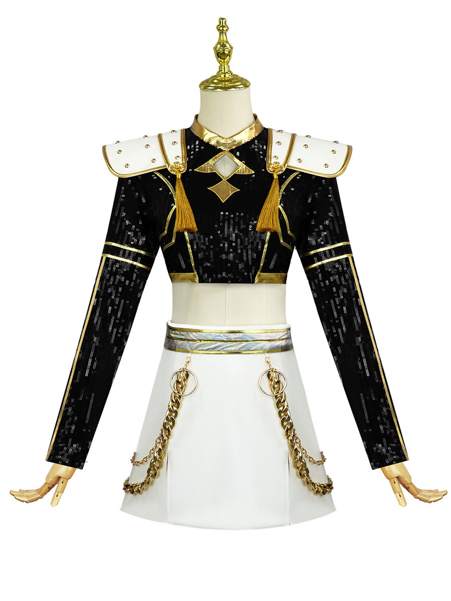 Costume Inspire KPop Demon Hunters Zoey Golden Costume