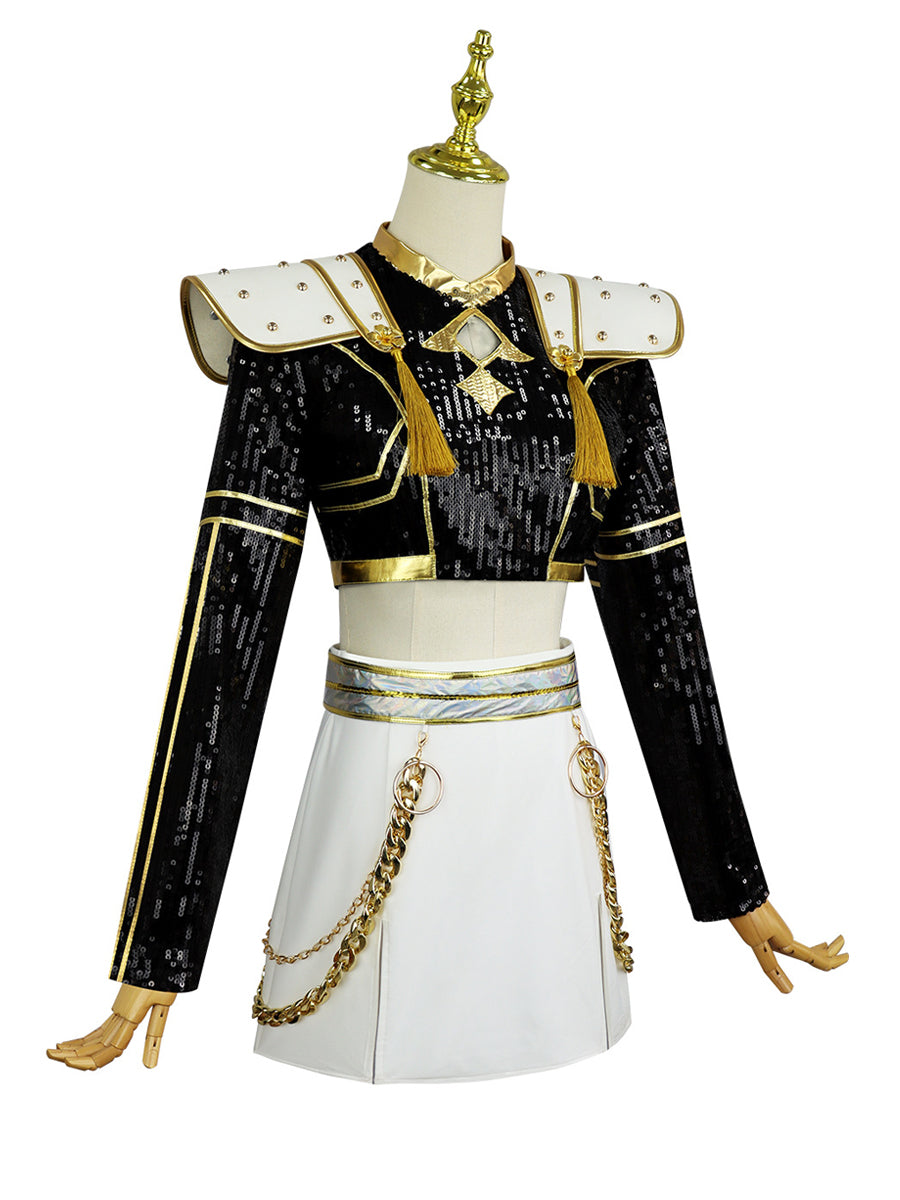 Costume Inspire KPop Demon Hunters Zoey Golden Costume
