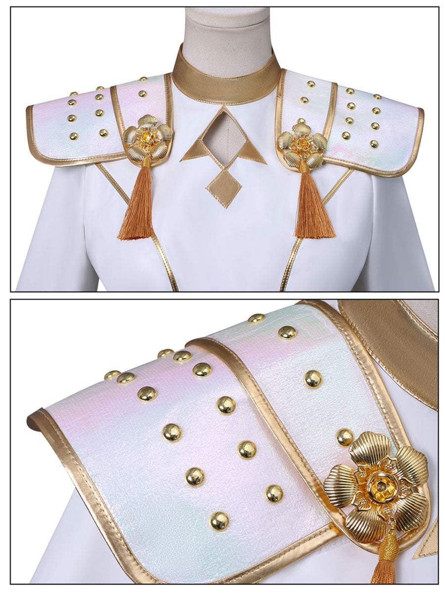 ostume Inspire KPop Demon Hunters Zoey White Costume