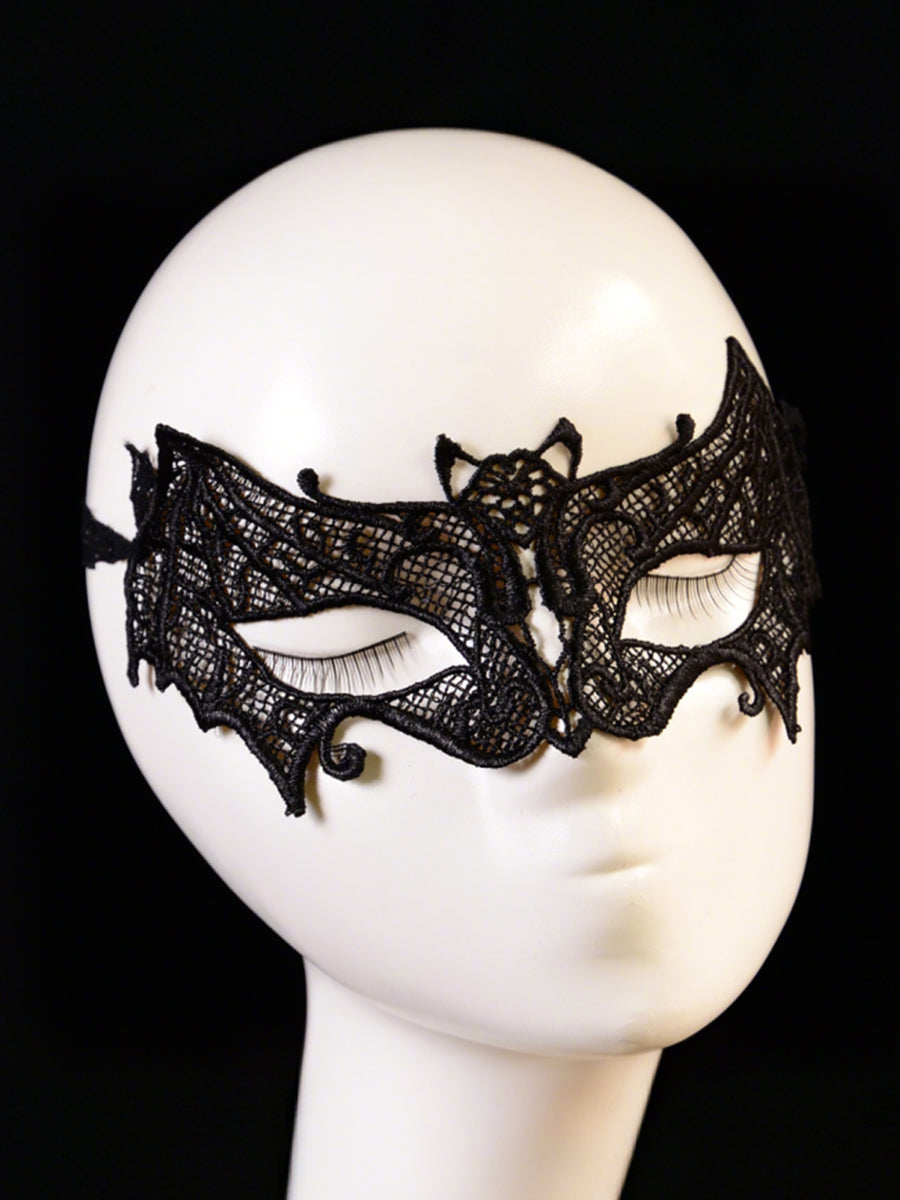 Costume Inspire Women's Lace Bat Eye Mask