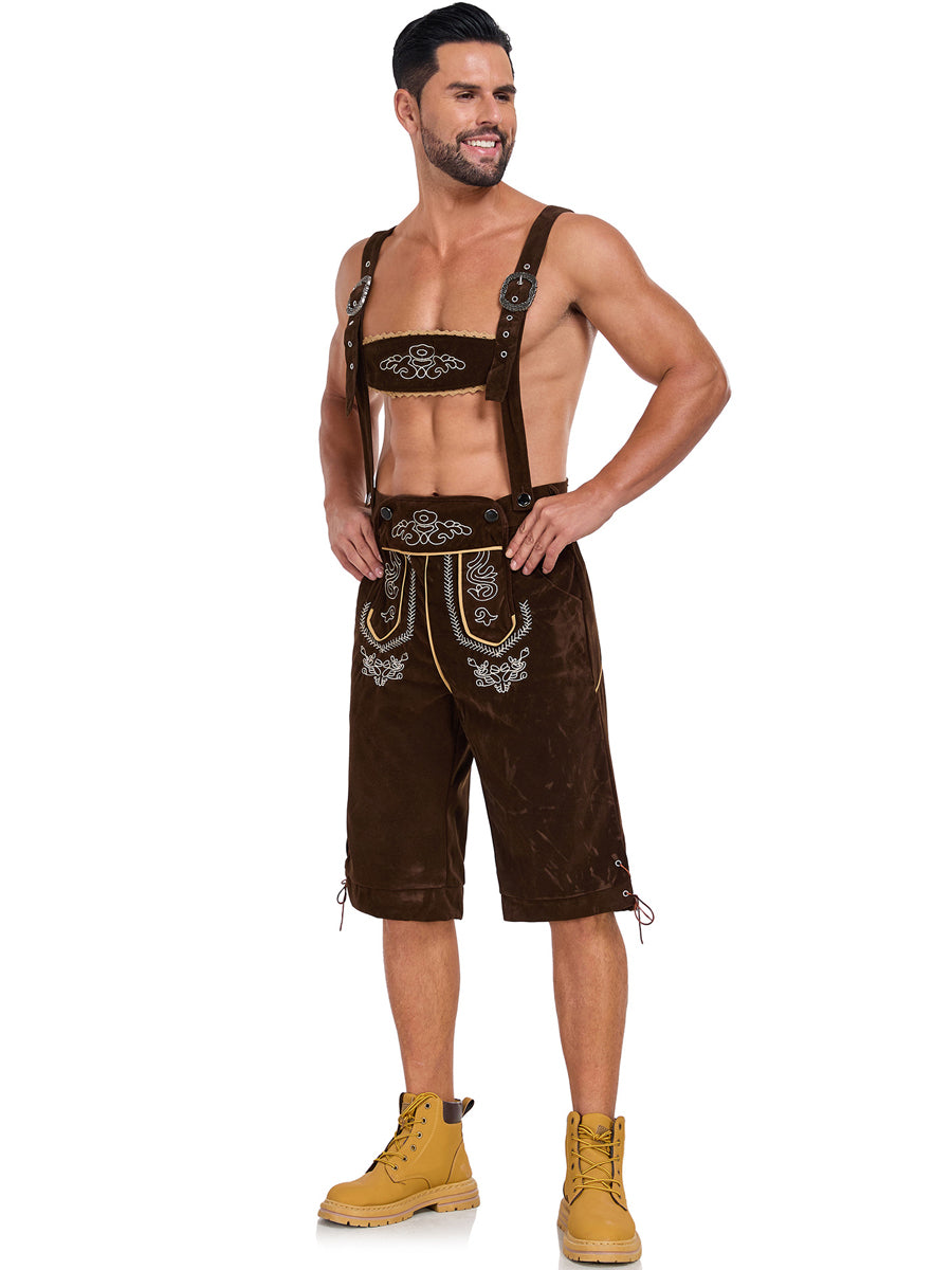 Men's Lederhosen Oktoberfest Costume