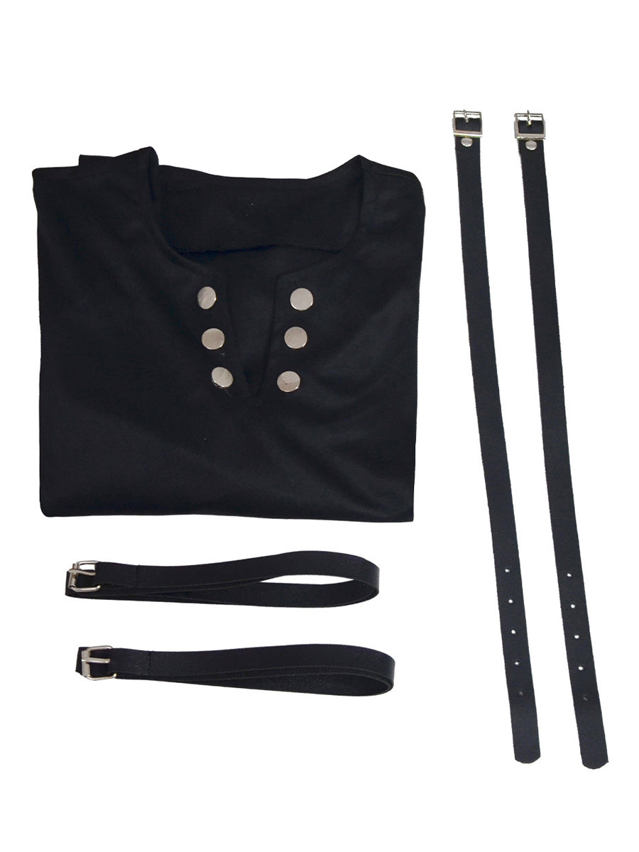 Michael Jackson Bad World Tour T-Shirt with Buckle Straps - Costume Inspire