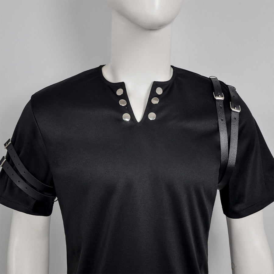 Michael Jackson Bad World Tour T-Shirt with Buckle Straps - Costume Inspire