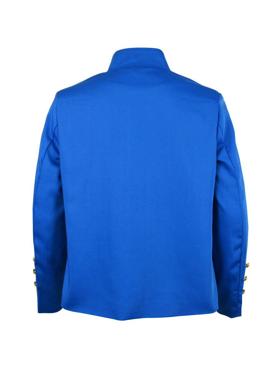 MJ Blue Military Jacket with Gold Braiding by Costume Inspire