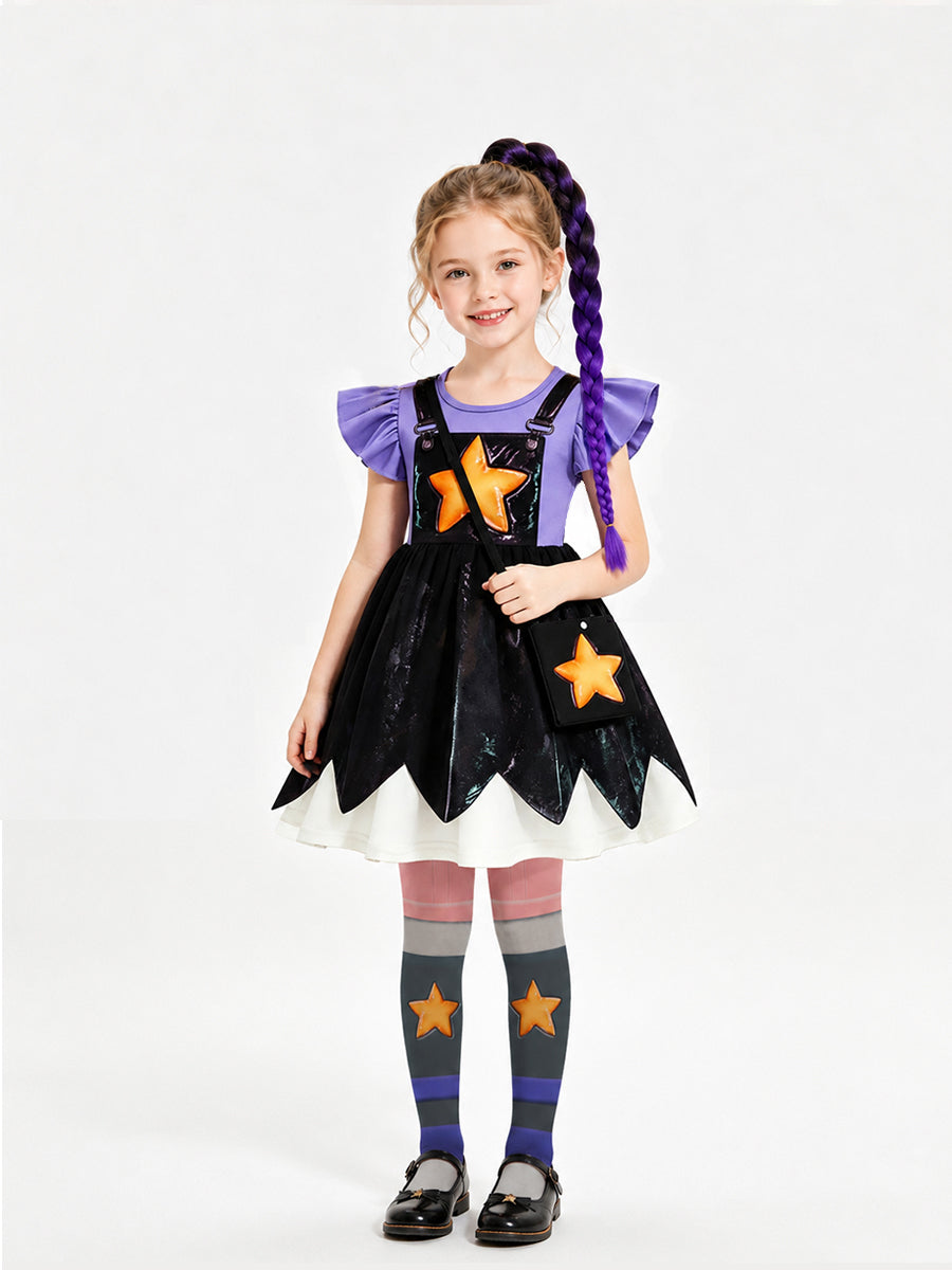 Poppy Playtime Chapter 5 Lily Love Braids Costume with Wig - Costume Inspire 