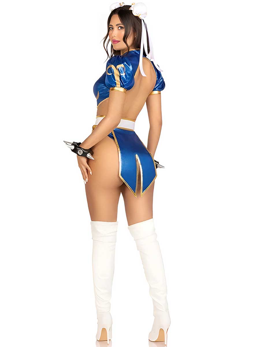 Sexy Chun Li Cosplay Costume Street Fighter Chun Lee Outfit Street Fighter Halloween Costumes