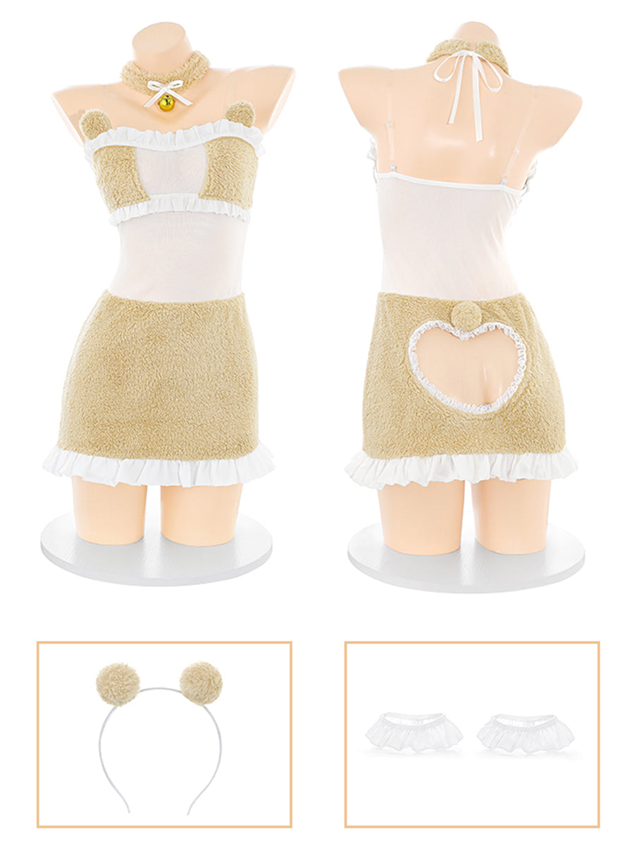 Costume Inspire Sexy Teddy Bear Cosplay Lingerie Set