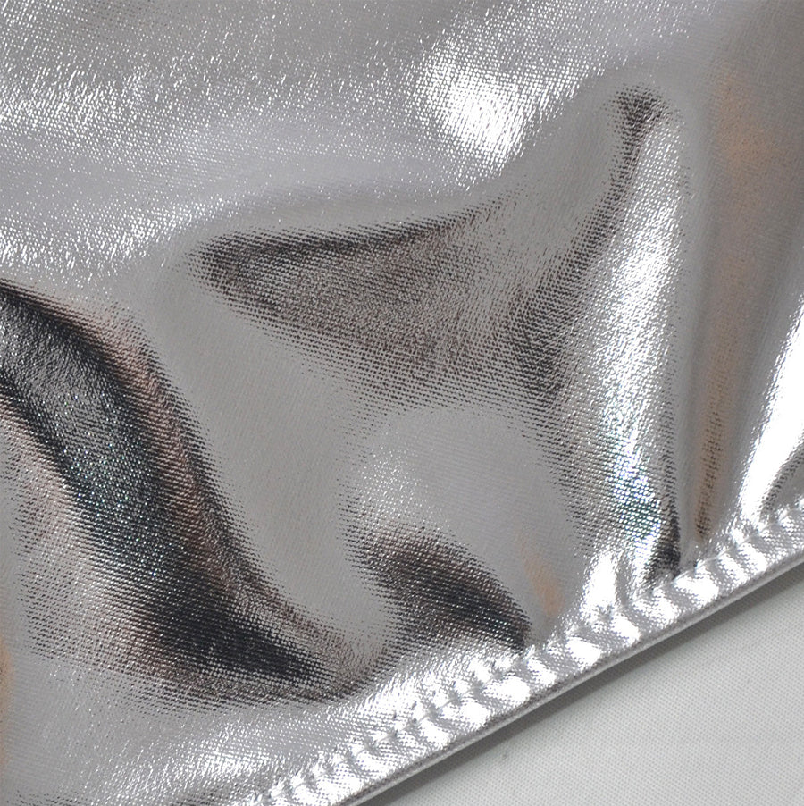 Silver Metallic Halter Mini Dress - Costume Inspire