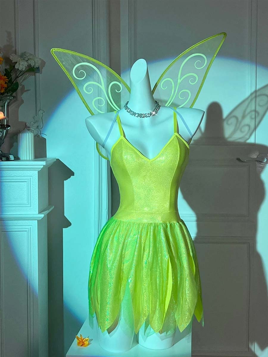 Sparkly Green Fairy Costume - Costume Inspire