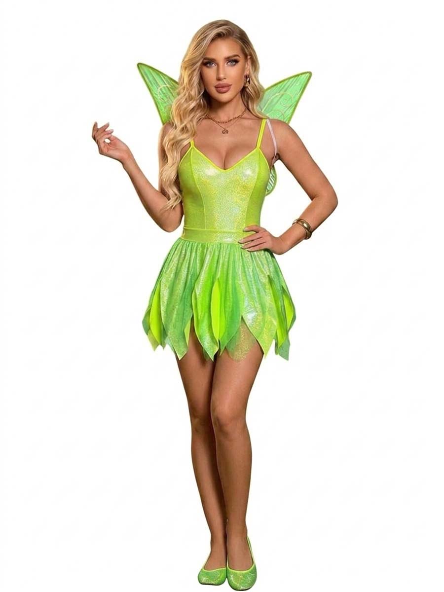 Sparkly Green Fairy Costume - Costume Inspire