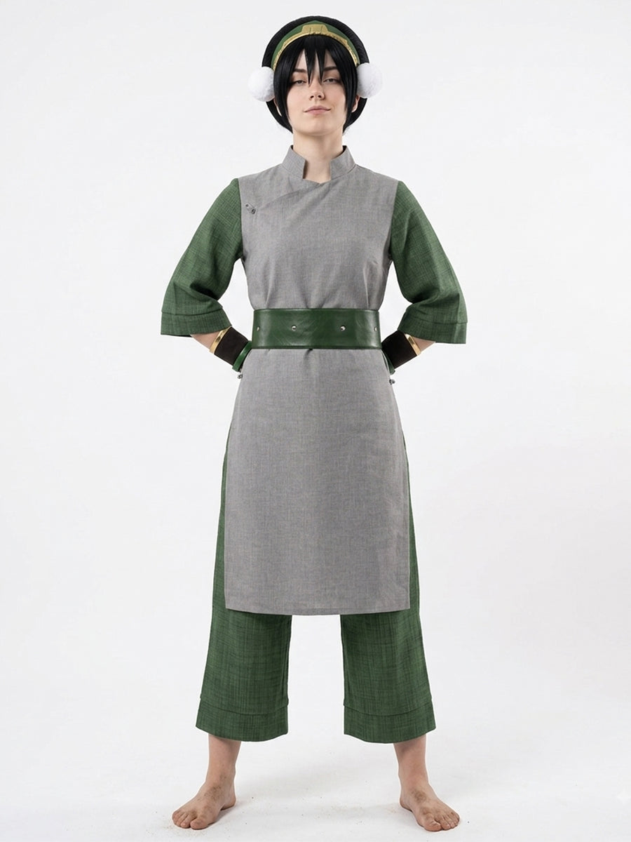 Toph Beifong Cosplay Costume for Adults - Costume Inspire