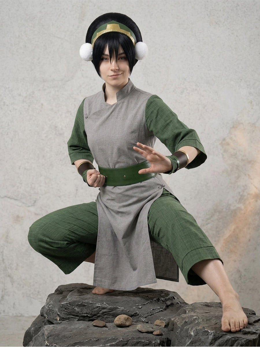 Toph Beifong Cosplay Costume for Adults - Costume Inspire