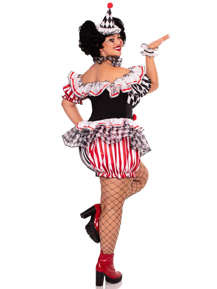 Costume Inspire Women’s Harlequin Clown Costume