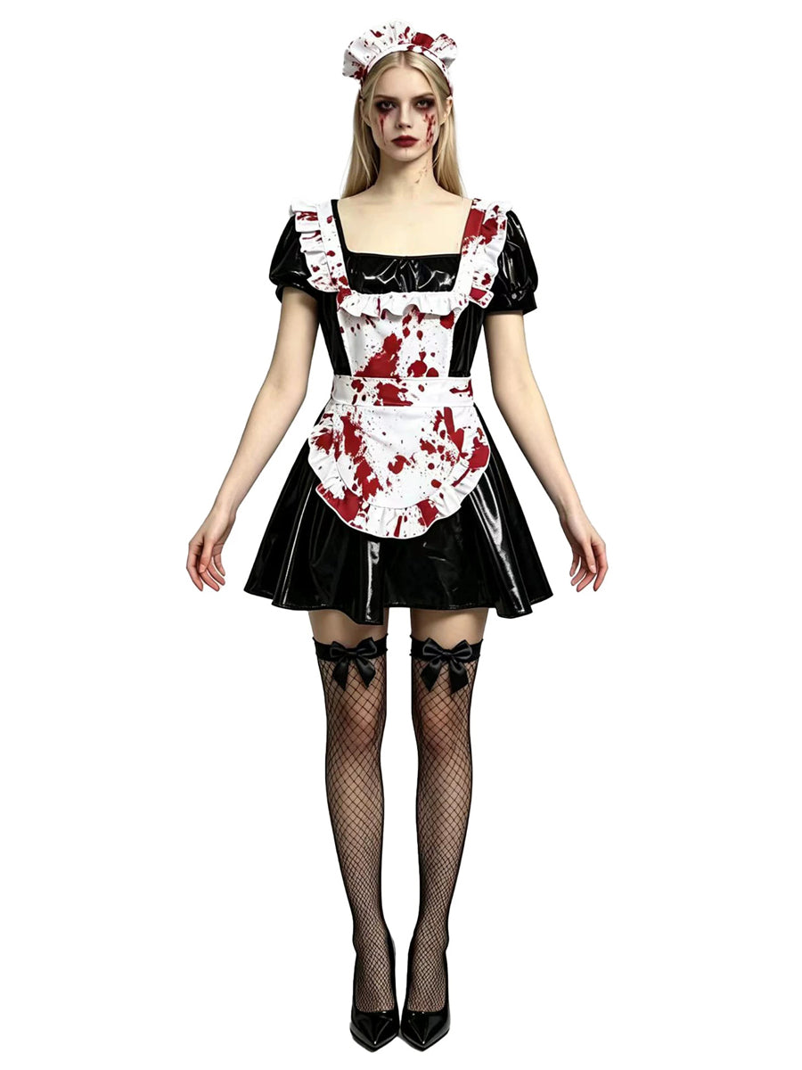 Women's Bloody French Maid Costume - Costume Inspire