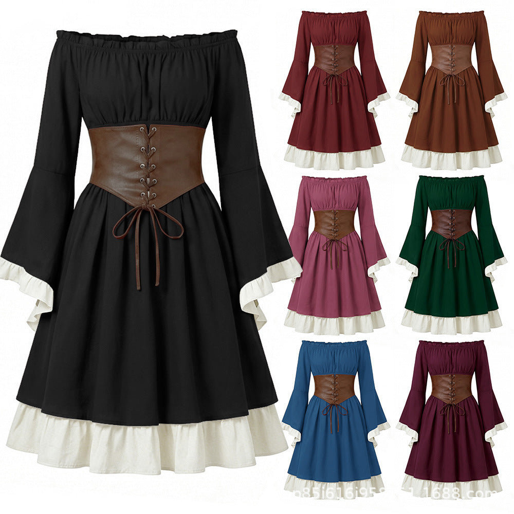 Women's Medieval Renaissance Pirate Dress - Costume Inspire