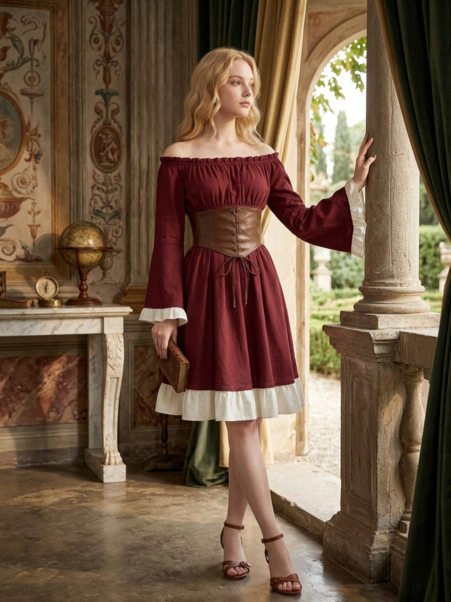Women's Medieval Renaissance Pirate Dress - Costume Inspire