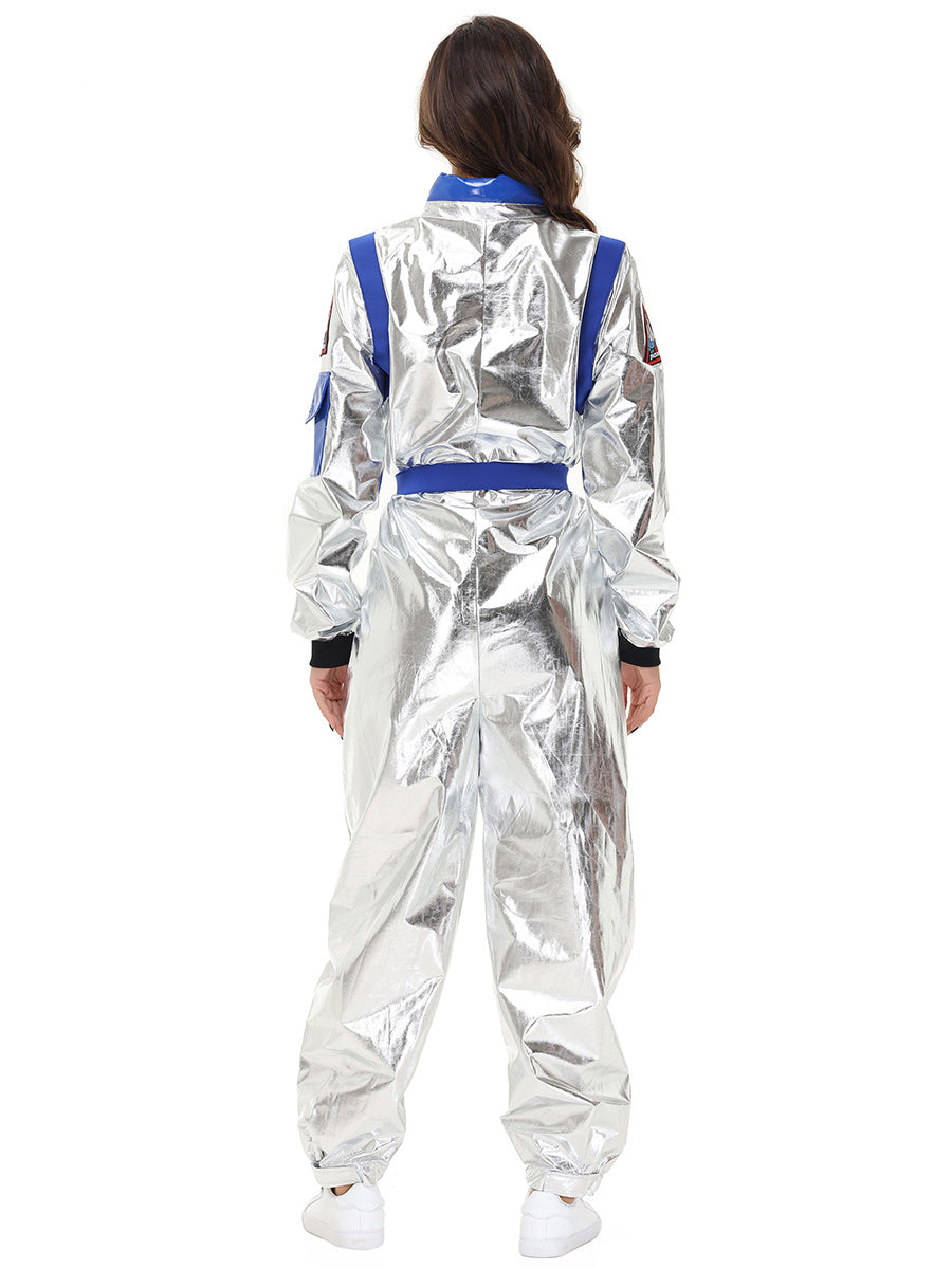 Costume Inspire Women's Metallic Silver Astronaut Costume
