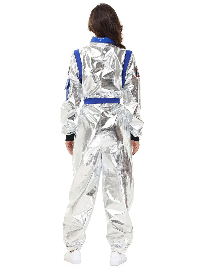 Costume Inspire Women's Metallic Silver Astronaut Costume