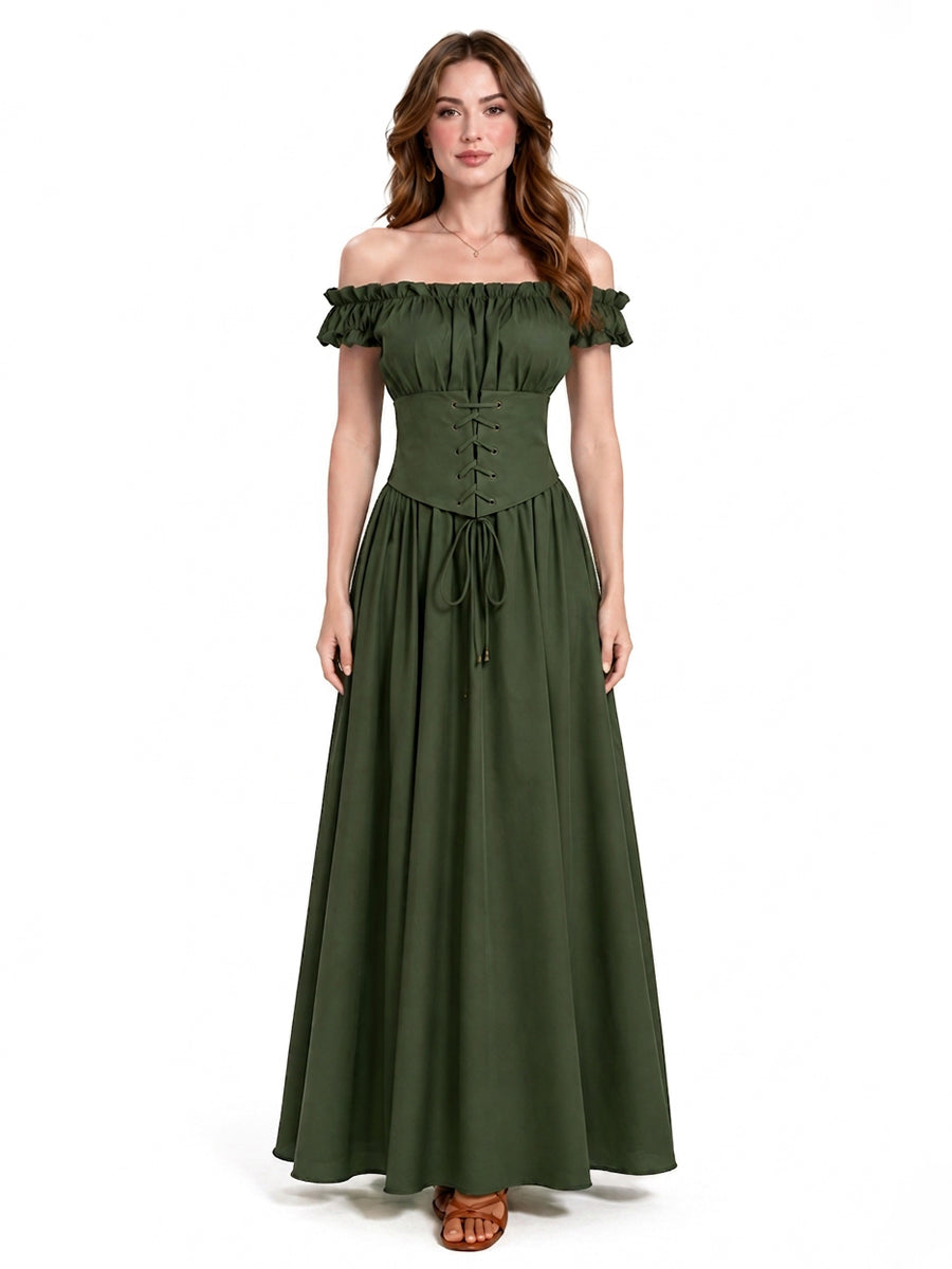 Women's Pirate Renaissance Medieval Dress - Costume Inspire