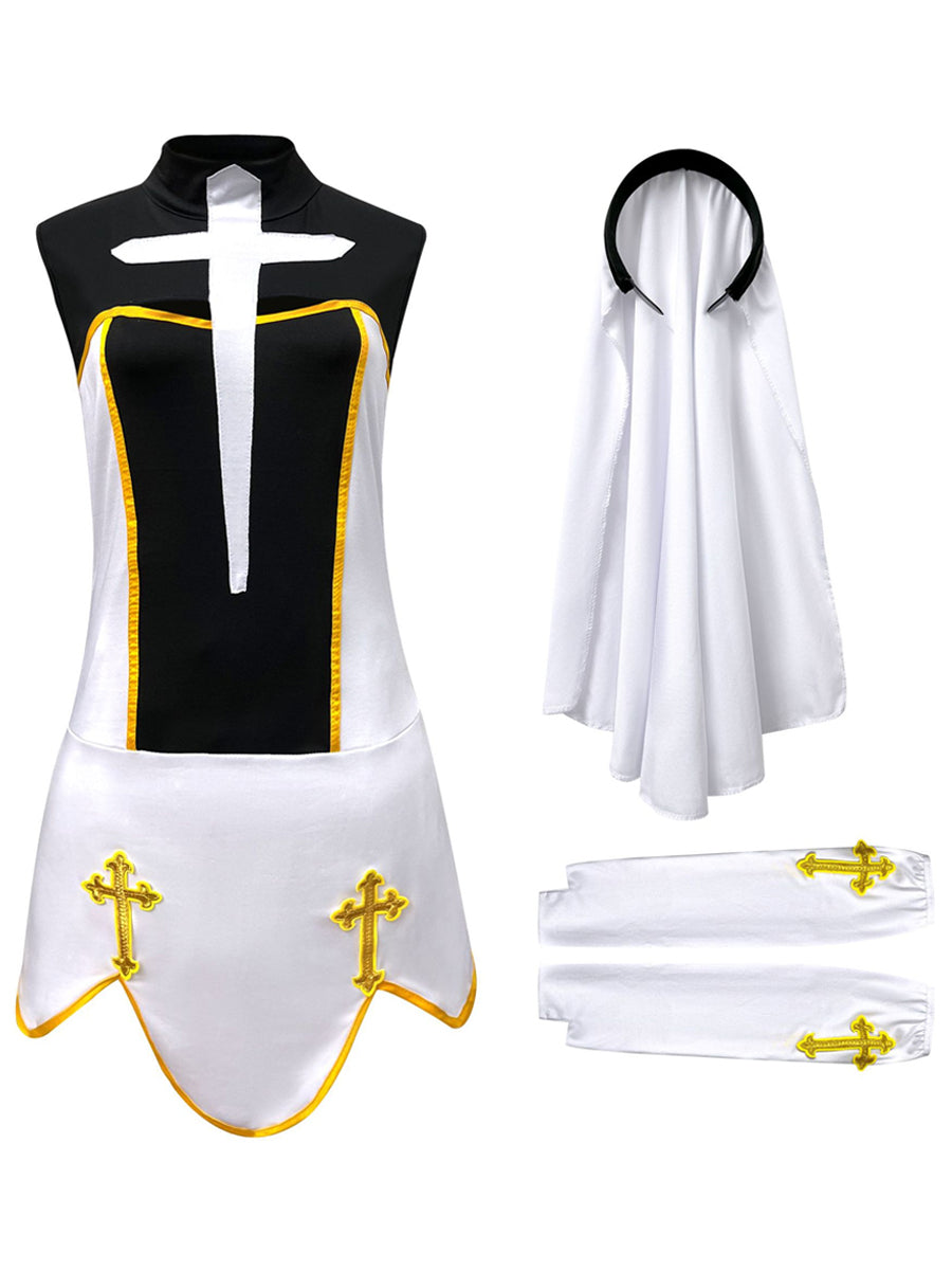 Women's Sexy Gothic Nun Costume - Costume Inspire